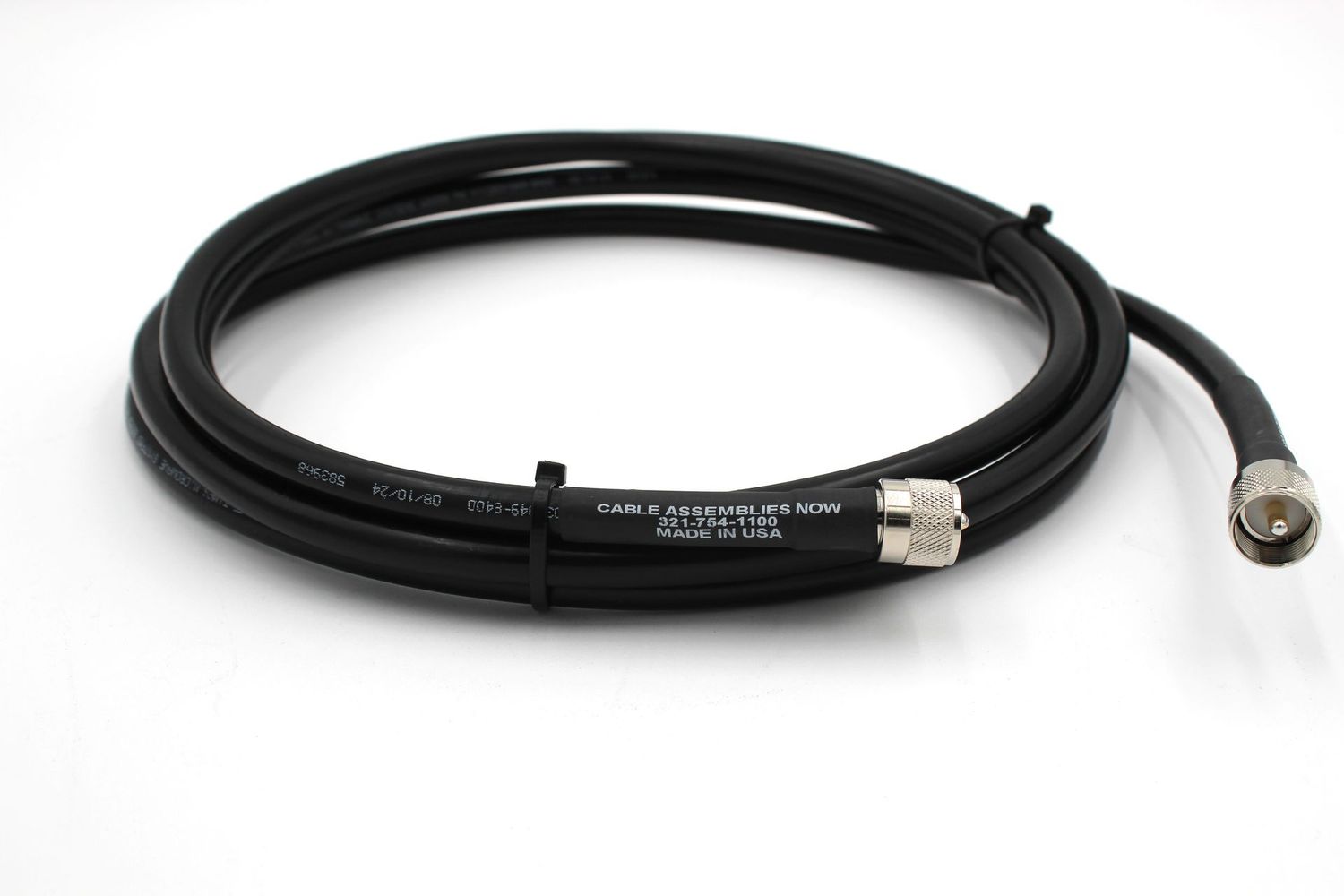 LMR-400 with UHF-Male Connections, 10 Feet Length