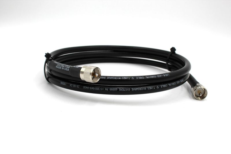 LMR-400 with UHF-Male Connections, 6 Feet Length