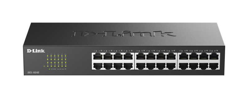 D-Link 10/100 Fast Ethernet Switch Rack-Mountable (used)