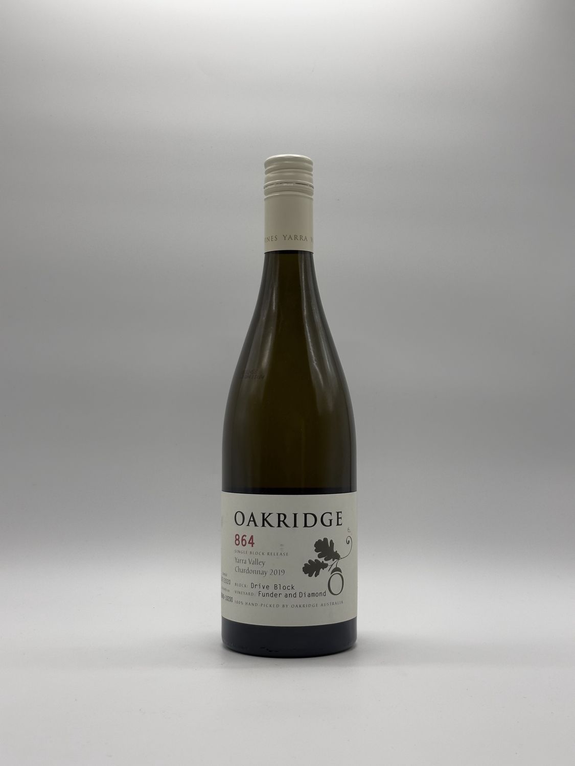OAKRIDGE 864 CHARDONNAY DRIVE BLOCK 2019