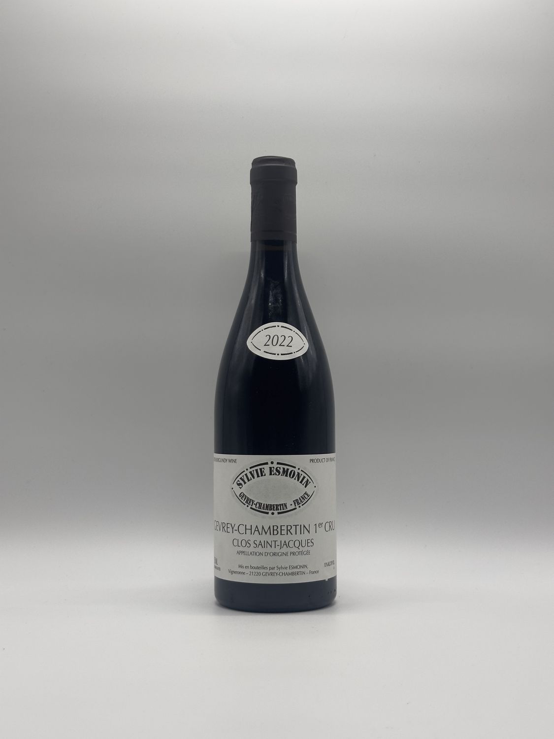 SYLVIE ESMONIN GEVREY CHAMBERTIN 1ER CRU CLOS ST JACQUES 2022