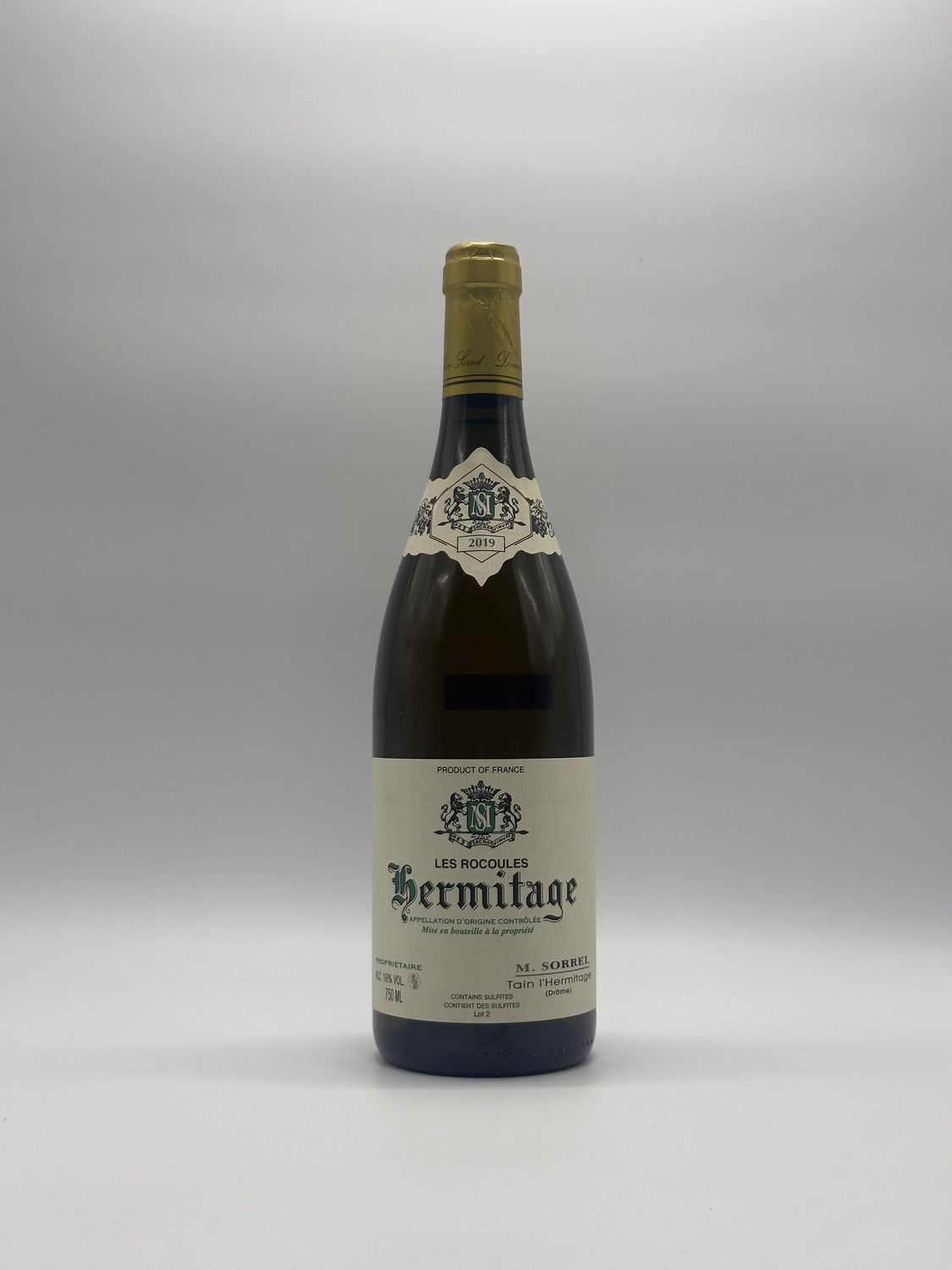 SORREL HERMITAGE BLANC LES ROCOULES 2019