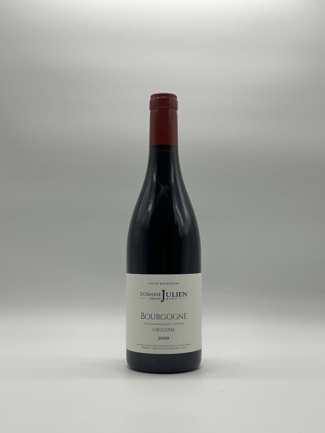 DOMAINE JULIEN BOURGOGNE ROUGE ORIGINE