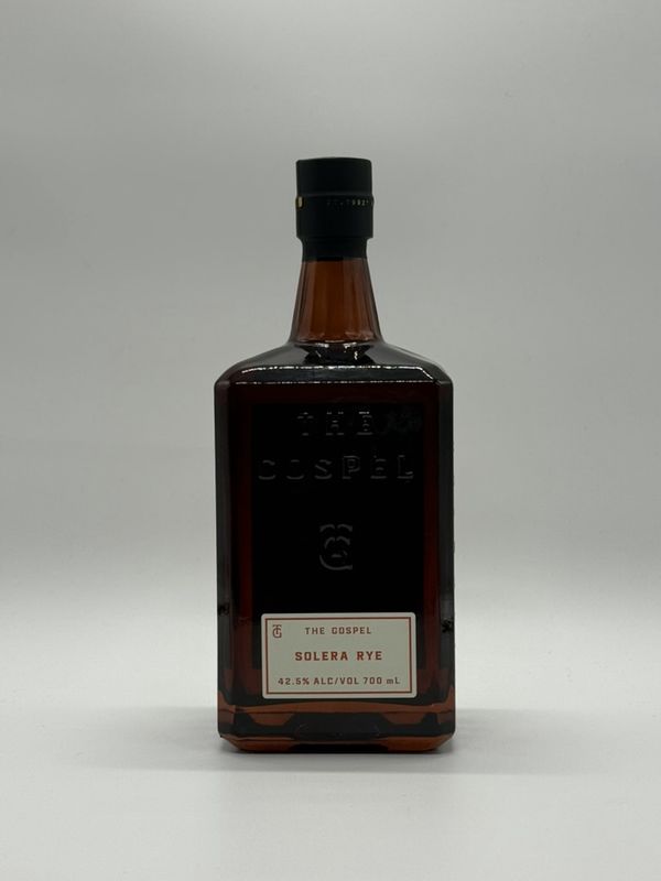 GOSPEL SOLERA RYE WHISKEY