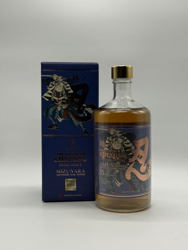 THE SHINOBU PURE MALT 15YO MIZUNARA WHISKY 700B