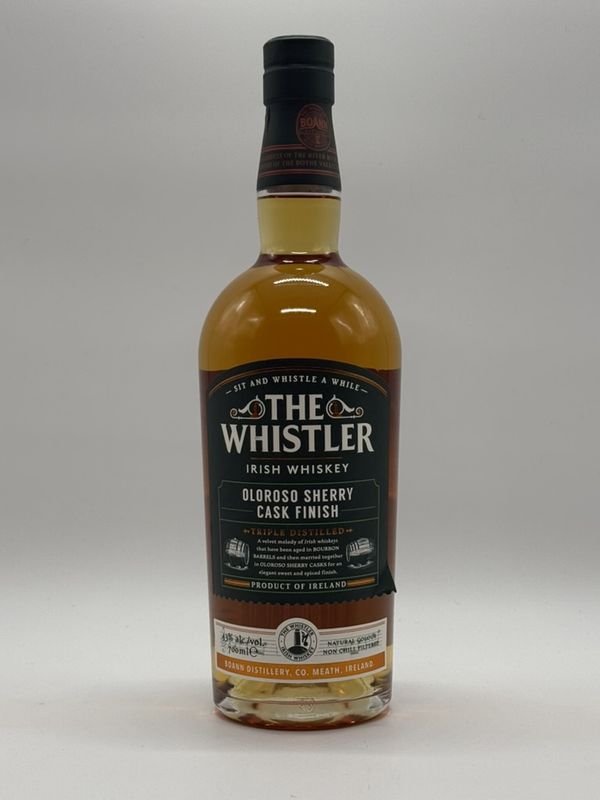 THE WHISTLER OLOROSO SHERRY CASK FINISH IRISH WHISKEY