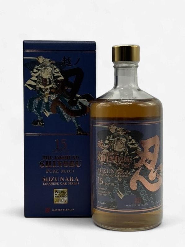 THE SHINOBU PURE MALT 15YO MIZUNARA WHISKY 700B