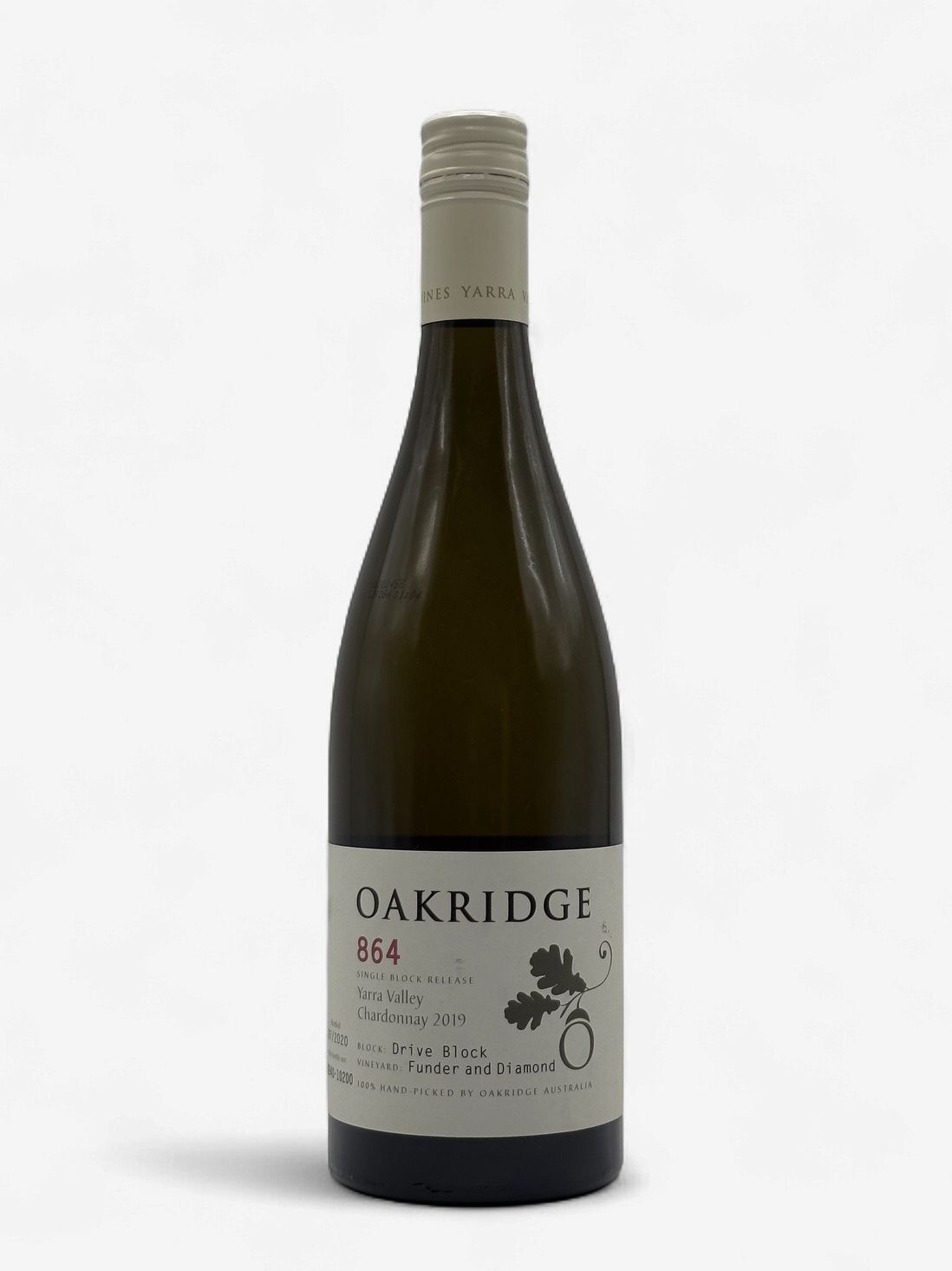 OAKRIDGE 864 CHARDONNAY DRIVE BLOCK 2019