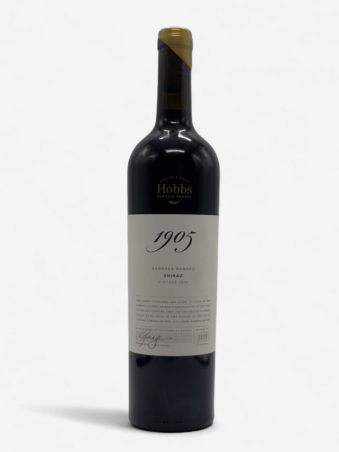 HOBBS 1905 SHIRAZ 2019