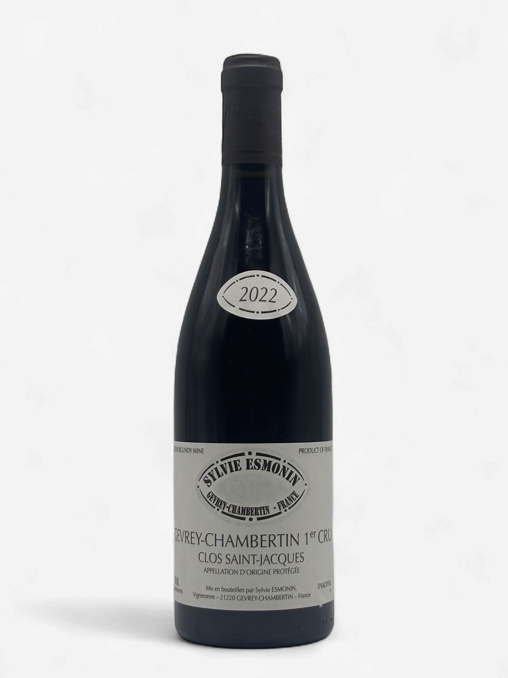 SYLVIE ESMONIN GEVREY CHAMBERTIN 1ER CRU CLOS ST JACQUES 2022