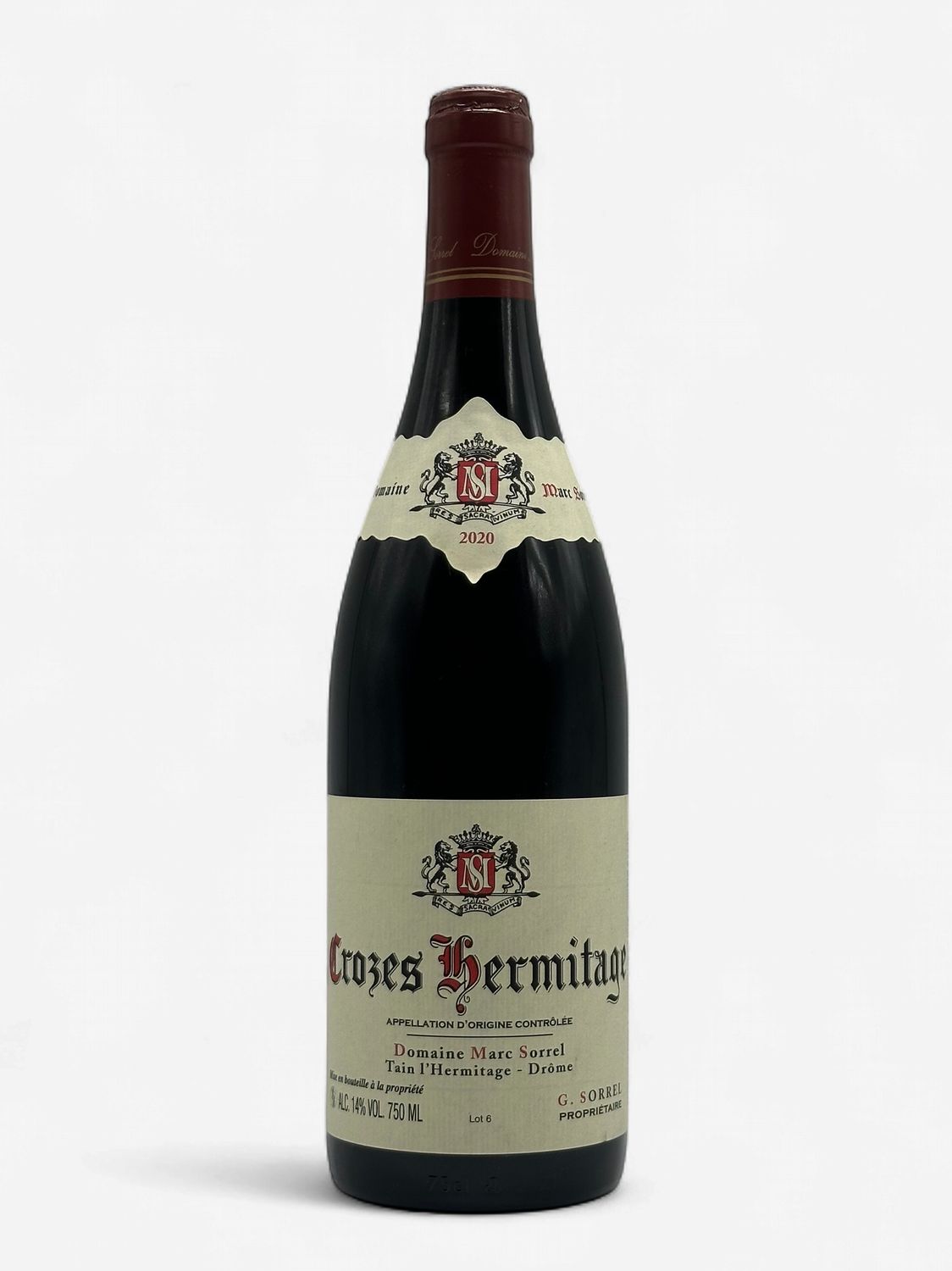SORREL CROZES HERMITAGE ROUGE 2020