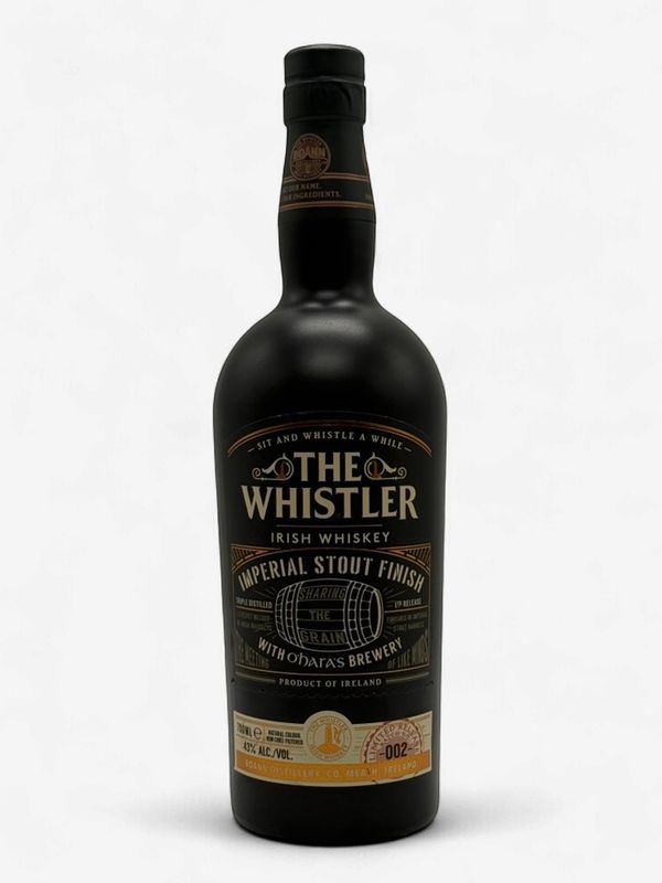 THE WHISTLER IMPERIAL STOUT CASK FINISH IRISH WHISKEY