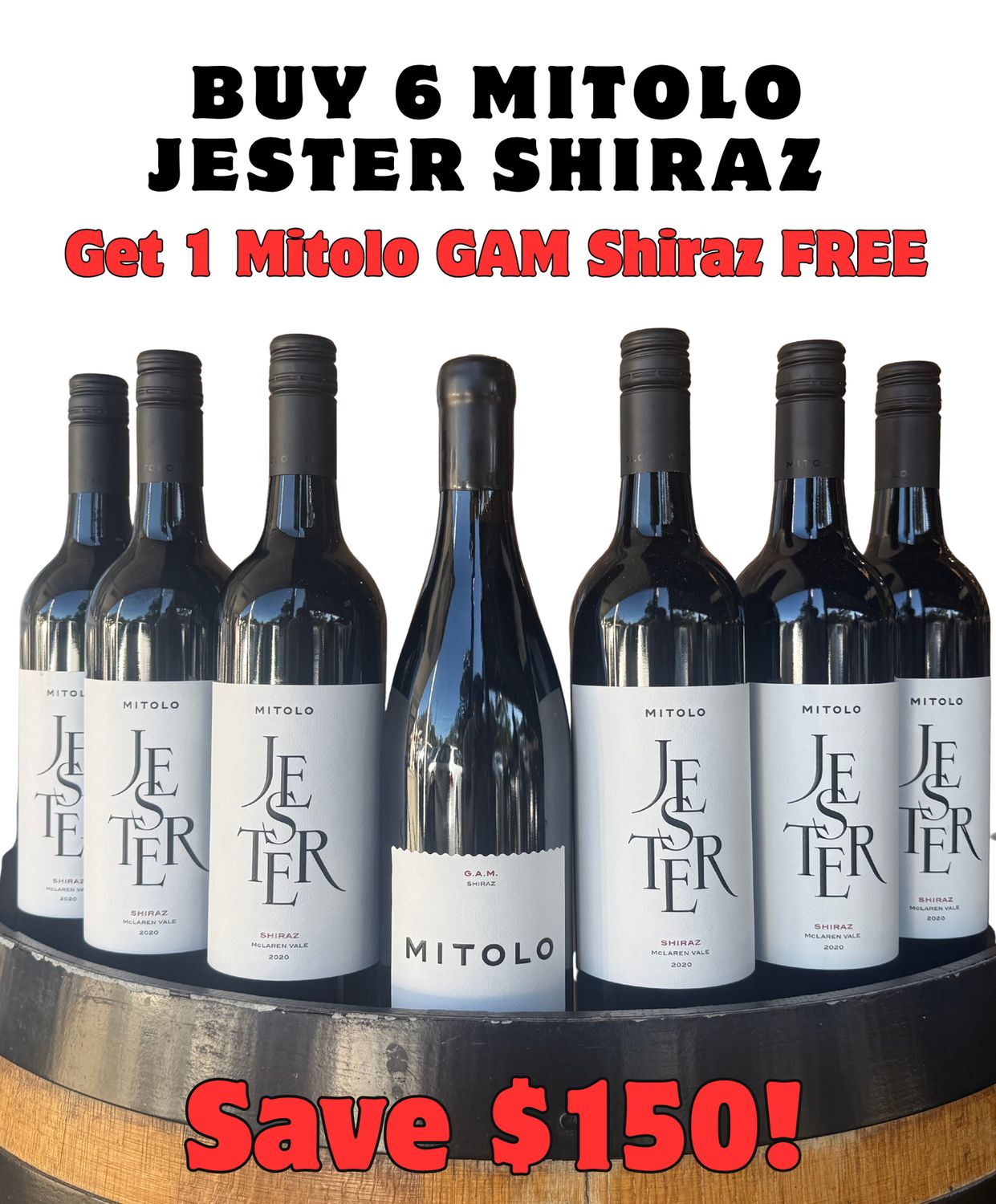 MITOLO JESTER 6pk + FREE GAM SHIRAZ