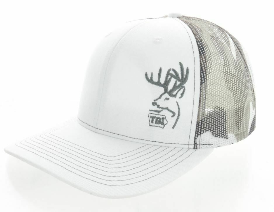 White / Snow Camo TBI Hat