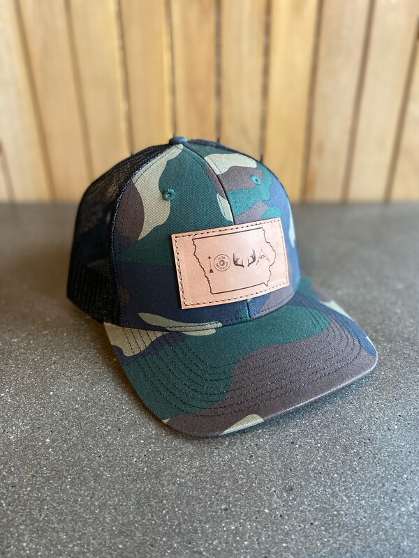 TBI IOWA Patch Hat - Camo/Black