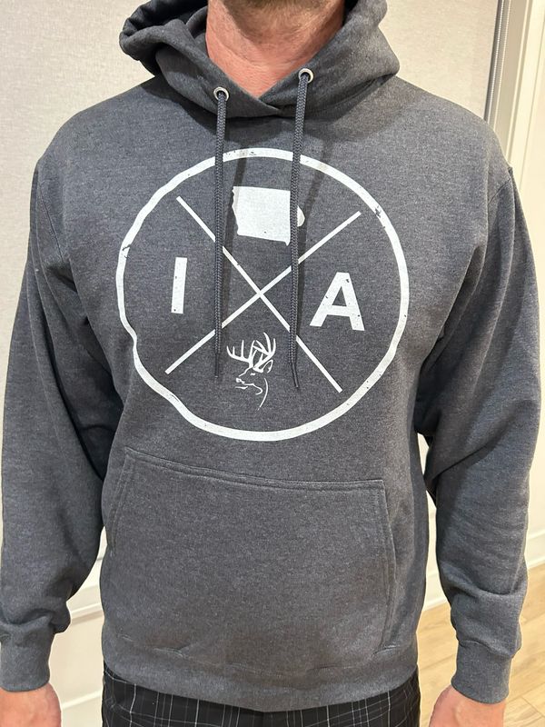 TBI X Hoodie - Charcoal / White
