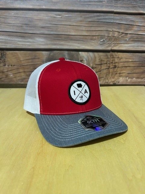 TBI Circle Patch - Red/White