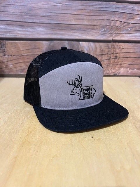 TBI 7 Panel Hat - Grey/Black