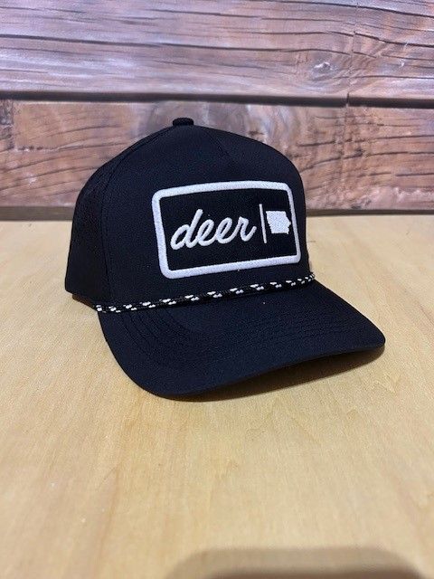 TBI deer Rope Hat - Black