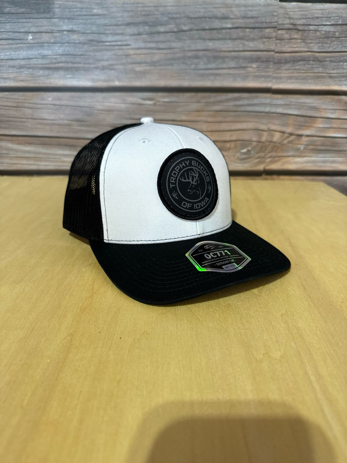 TBI Circle Patch - White / Black