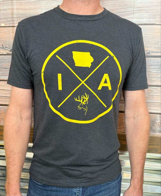 TBI Circle Logo Shirt - Gold / Black