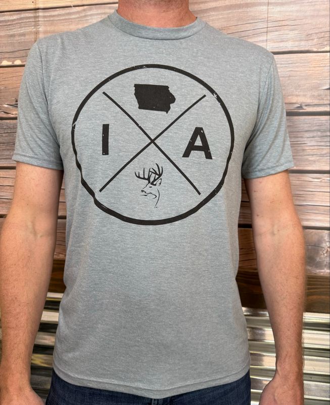 TBI Circle Logo Shirt - Grey / Black