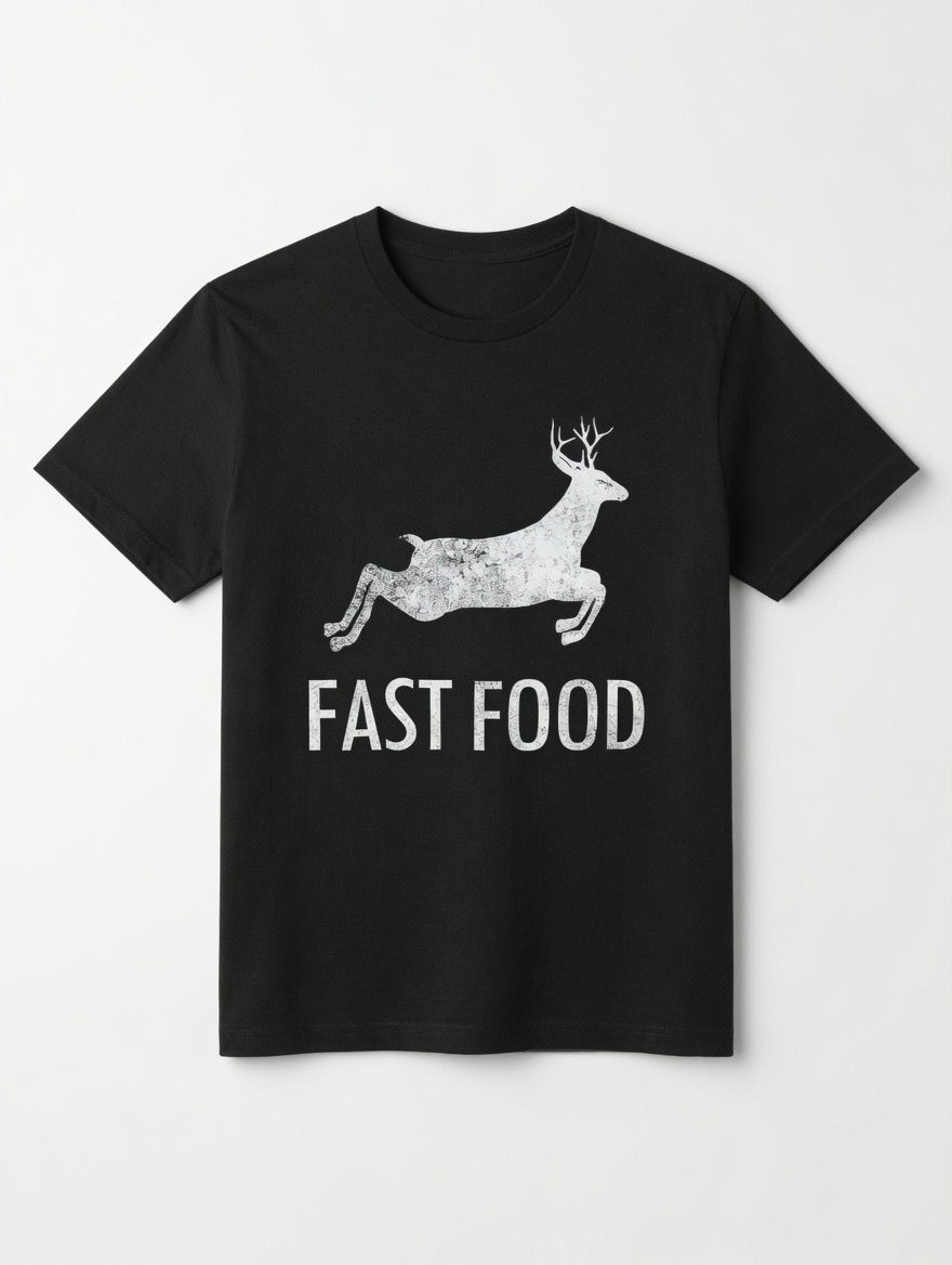 TBI Fast Food Shirt -Black