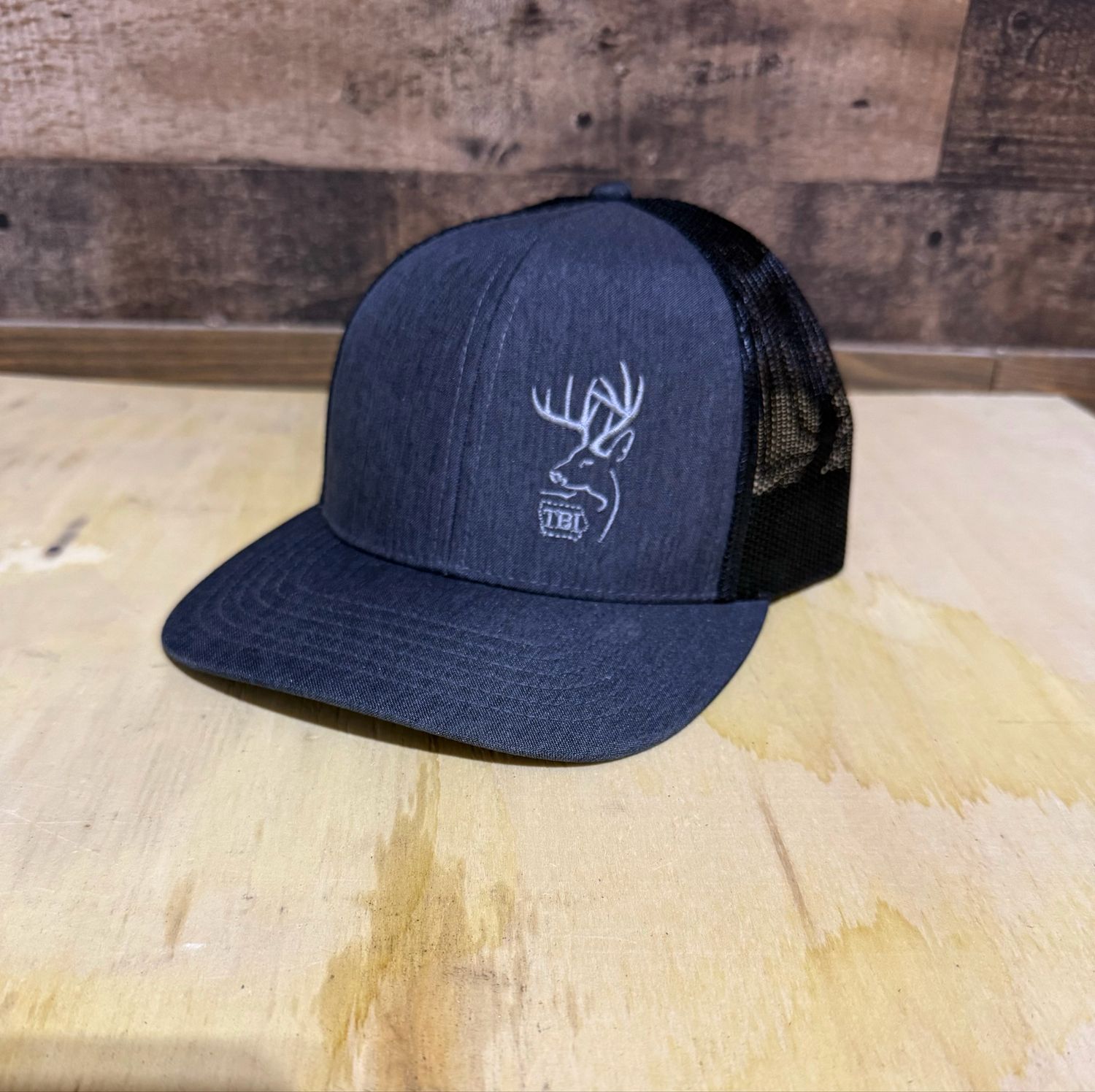 Charcoal/Black TBI Hat