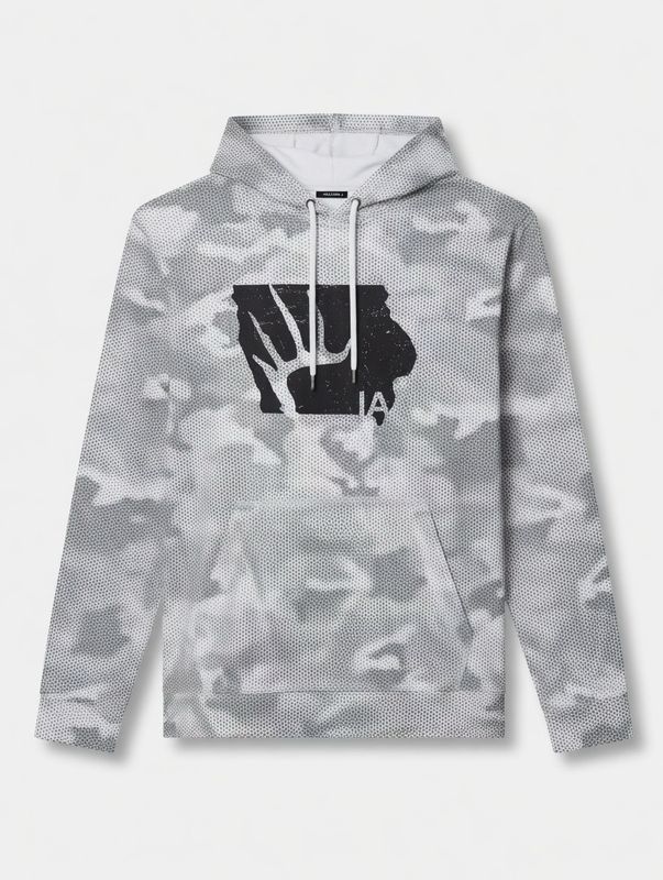 TBI Antler White Hex Hoodie