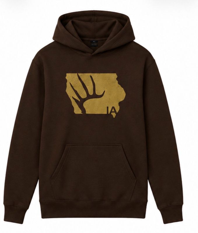 TBI Youth Antler Hoodie - Brown