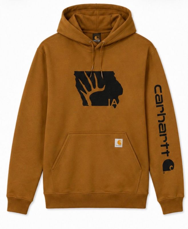 TBI Carhartt Antler Hoodie - Brown