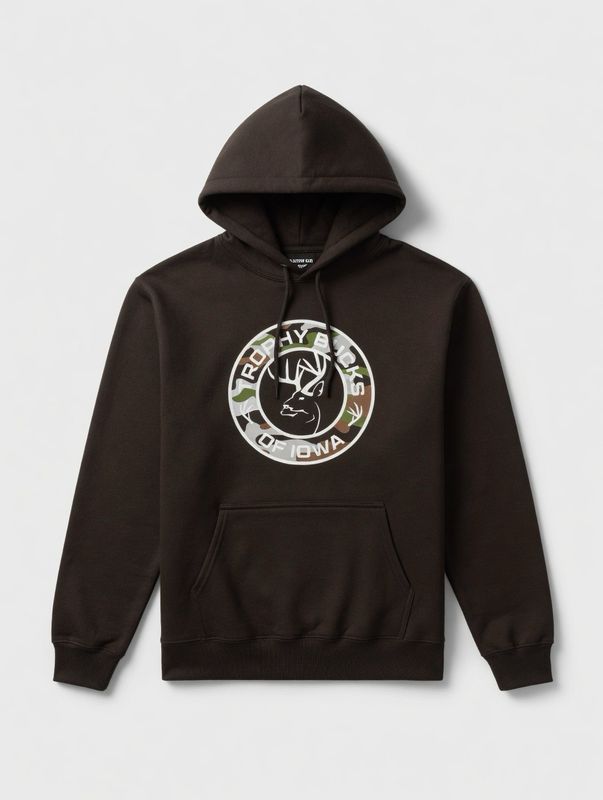 TBI Circle Logo Hoodie - Brown