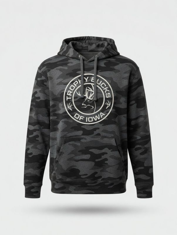 TBI Tailgate Hoodie - Black Camo