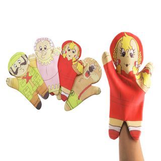 GUIÑOL CAPERUCITA ROJA 4Pz (E019E) GUIÑOL CAPERUCITA ROJA 4Pz (E019E)