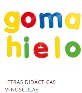 (3142) LETRAS DIDACTICAS MINUSCULAS 96Pz