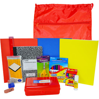 ELEMENTARY KIT W/DRAWSTRING BACKPACK