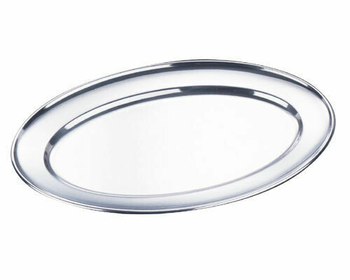 16" (40.6 cm) Oval Stainless Steel
