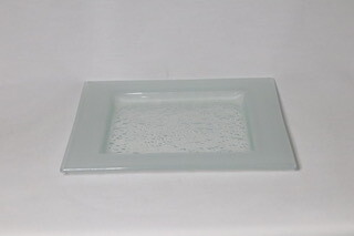 10&quot; (25cm) Frosted Glass Dessert Plates (per 10)