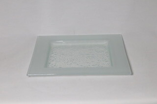 10" (25cm) Frosted Glass Dessert Plates (per 10)