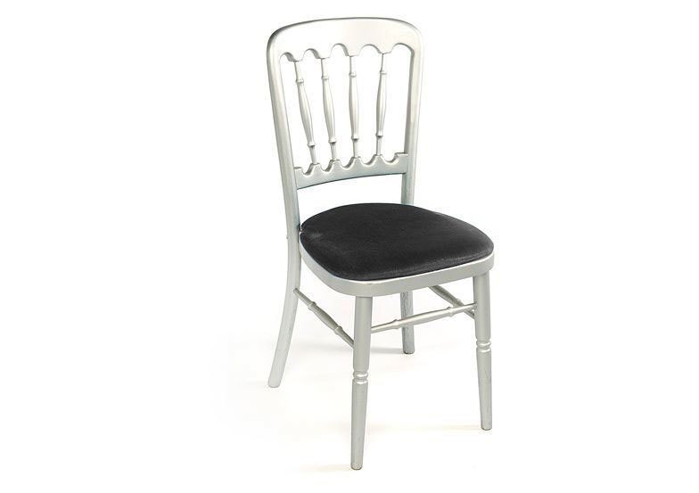 Silver Spindle Back Chair