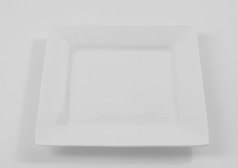 Orion Square Plate 25cm (10&quot;) (Per 10)