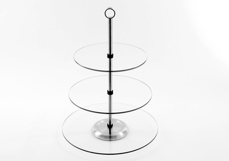 3 Tier glass Cake Stand