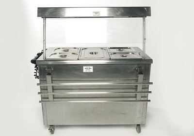 Hot Cupboard with Bain Marie and heated display
