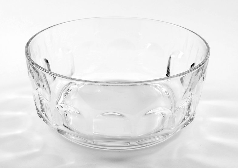 Glass Salad / Fruit Bowl 9&quot;&quot;