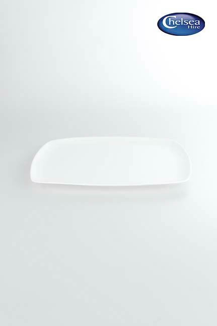 Whiteware Oblong Serving Platter 14&quot; x 11&quot;