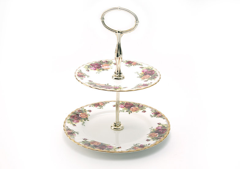 Vintage Cake Stand 2 Tier