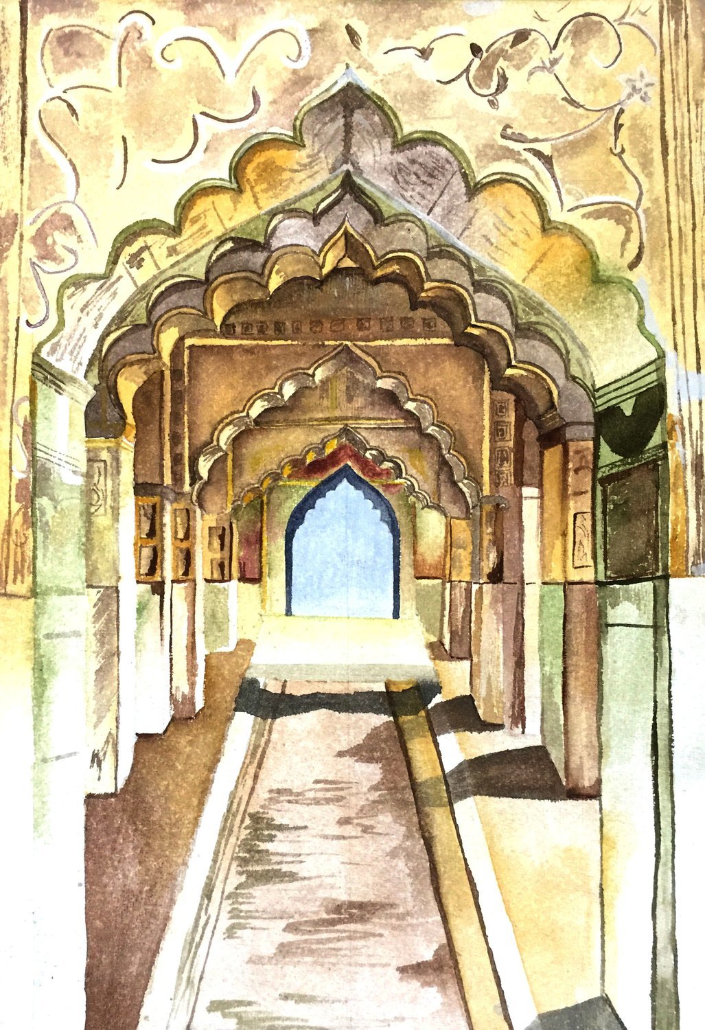Arches of Red Fort