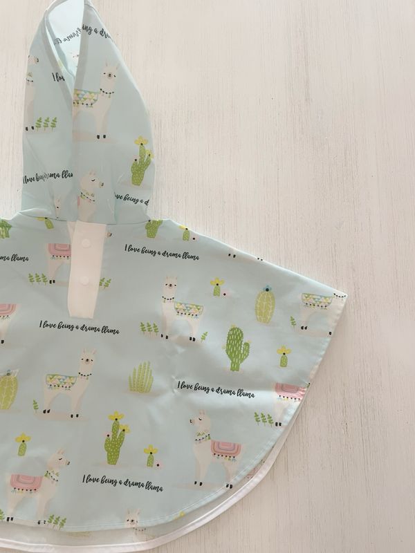 poncho-rain-kids-impermeable-lama