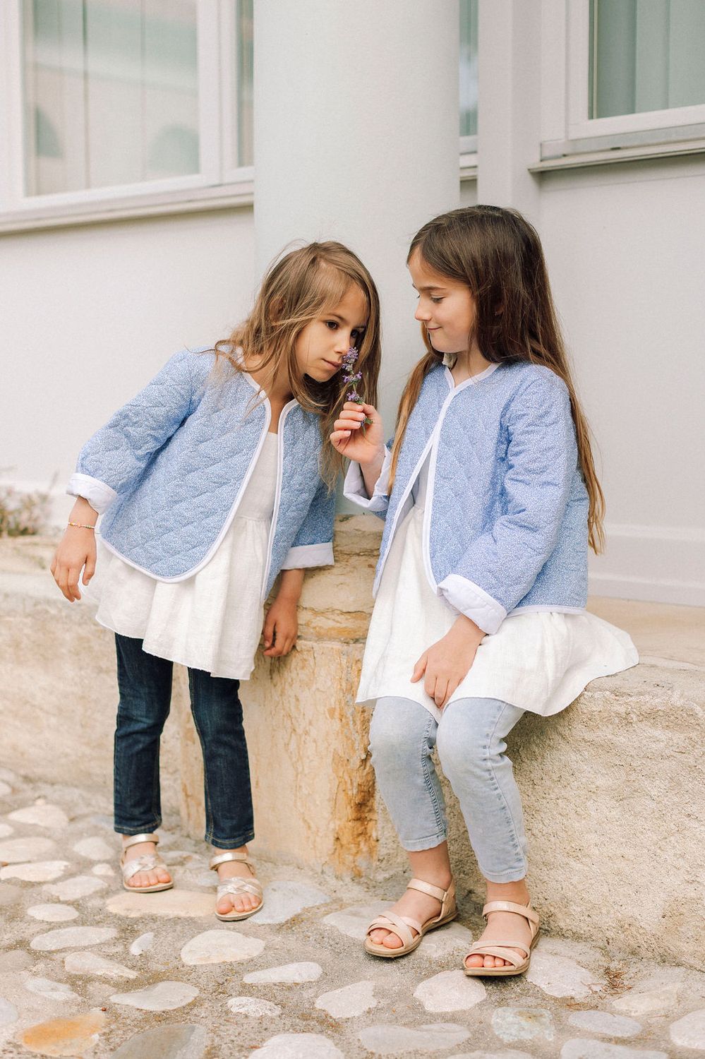 Hortensia quilted jacket from 4 to 8 years