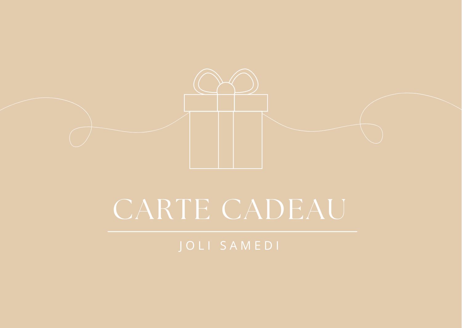Gift card JOLI SAMEDI